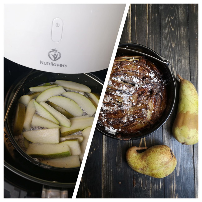 Image of 🍐Birnen-Mohnkuchen aus der #Heißluftfritteuse