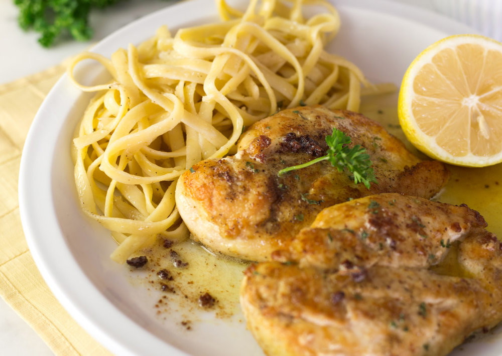 Lemon Chicken with Butter Sauce