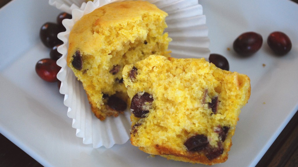 Image of Cranberry Orange Corn Muffins