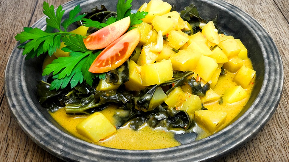 Image of Kartoffel und Grünkohl in Curry-Kokossoße