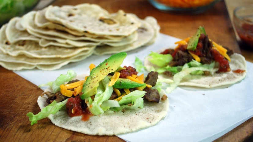 Image of Easy 'Flour' Tortillas