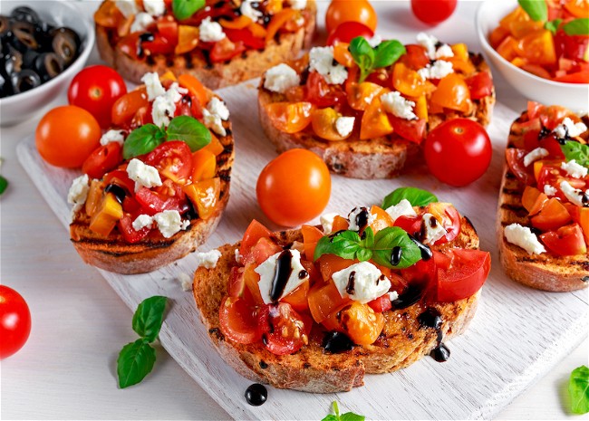 Image of Tasty Tomato Bruschetta