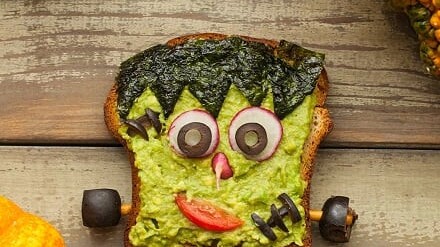 Image of Frankenstein Avocado Toast