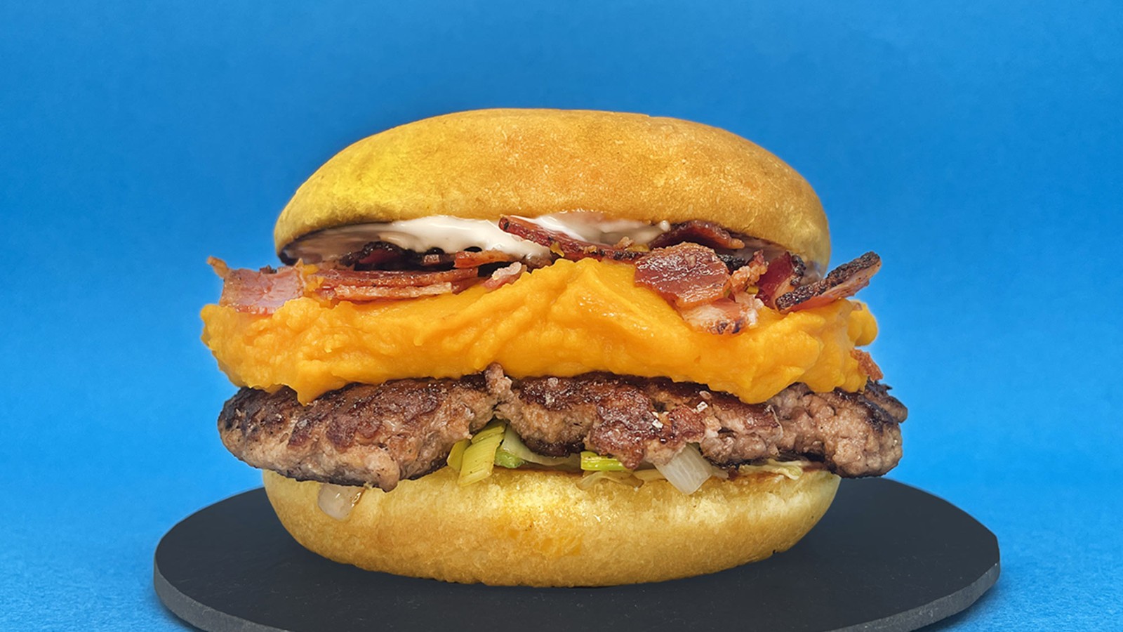 Image of Zucca Burger — Smash burger con zucca e bacon