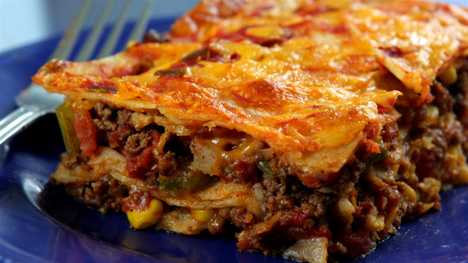 Image of Tex-Mex Beef and Tortilla Casserole