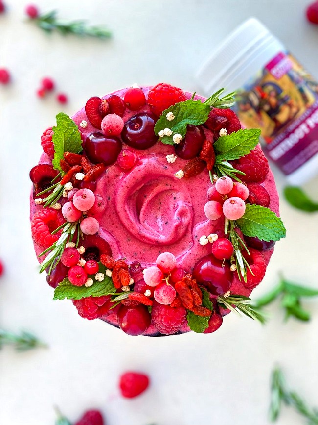 Image ofBeetroot Festive Nice Cream Bowl