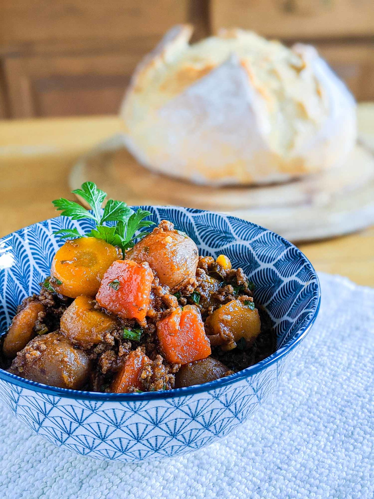 Liz’s Slow Cooker Ground Beef or Venison Stew