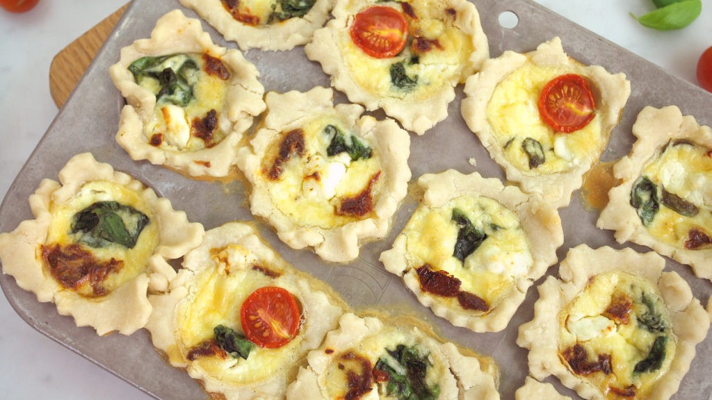 Image of Goat Cheese & Tomato Mini Quiche