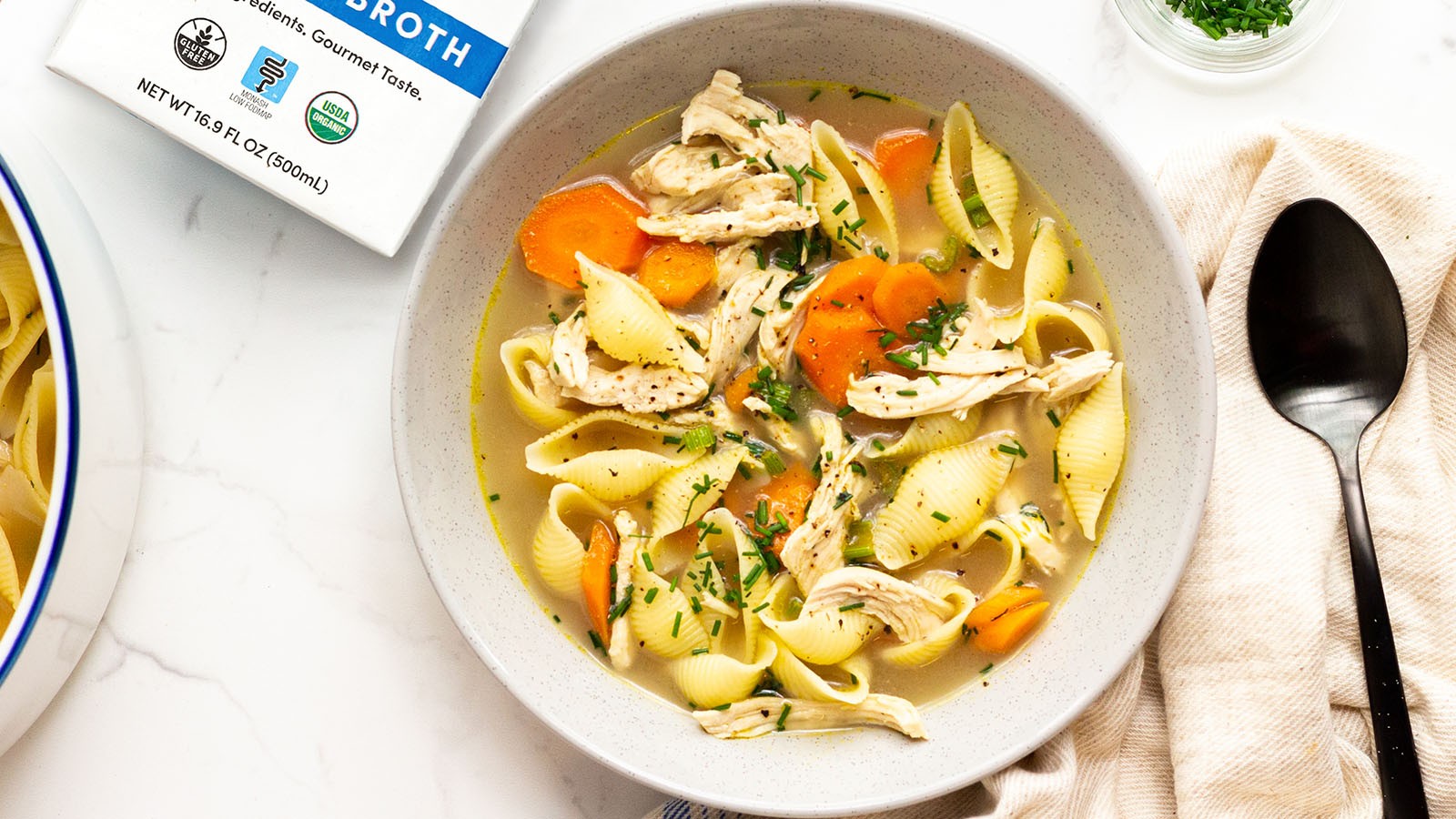 Image of Low FODMAP Chicken Noodle Soup