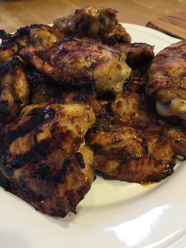 BBQ Apricot Chicken Thighs