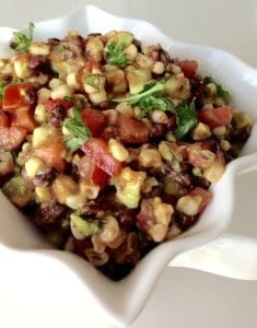 Image of Salsa With Corn, Black-Eyed Peas, Tomatoes And Avocado