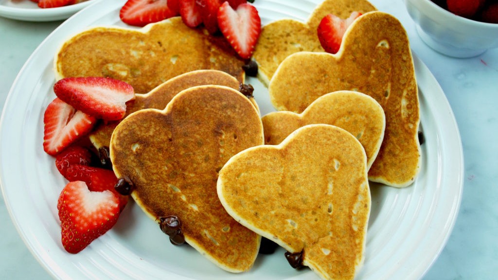 Image of Heart Pancakes