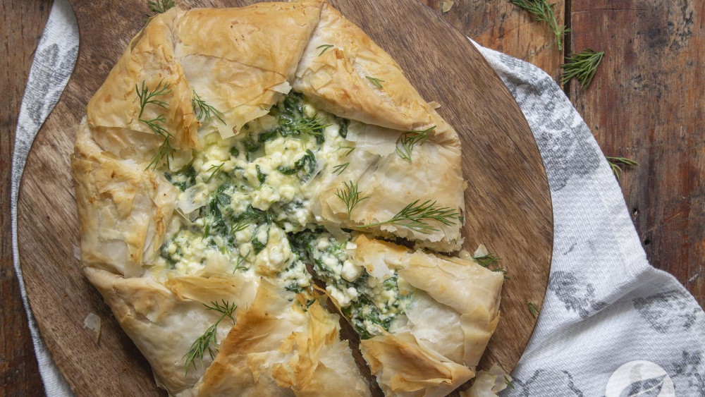 Image of Spinach & Feta Phyllo Galette