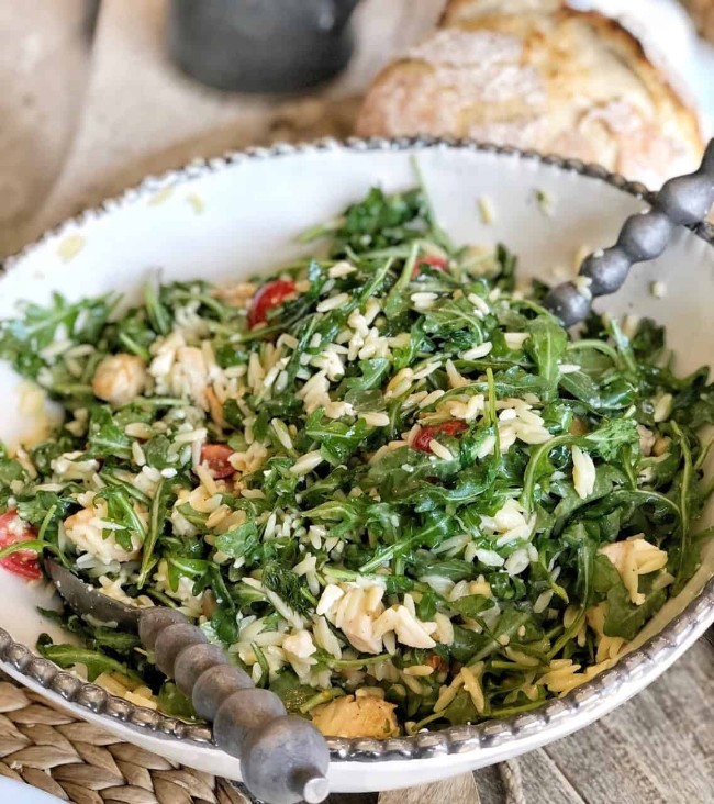 Image of Warm Orzo Salad with Chicken