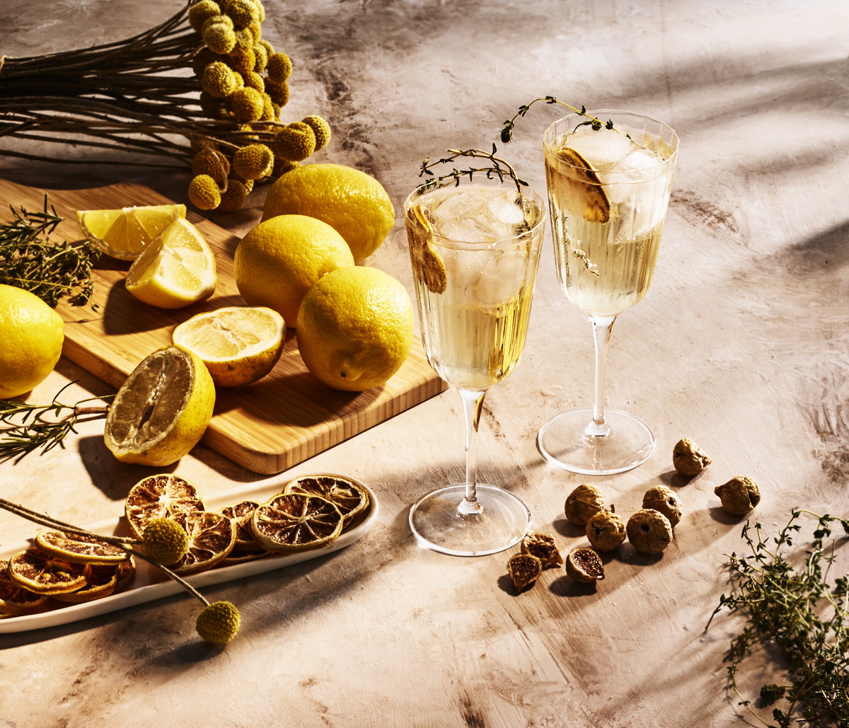Lemon Myrtle Collins Cocktail