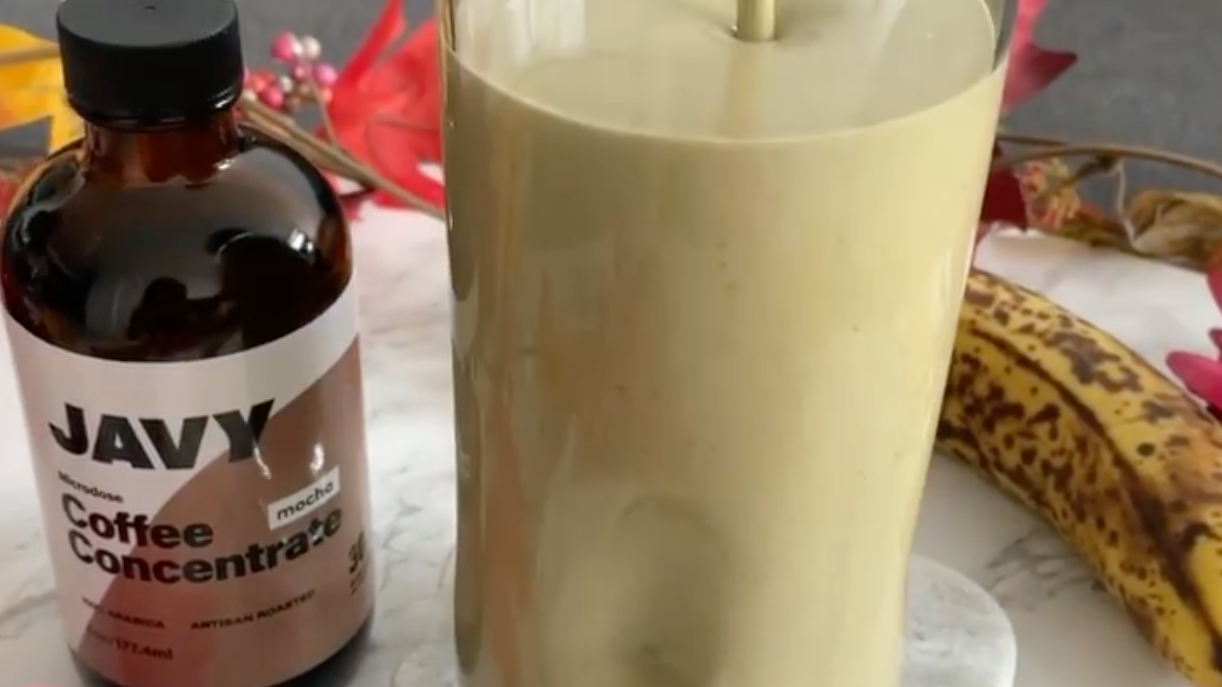 Image of Banana coffee protein smoothie