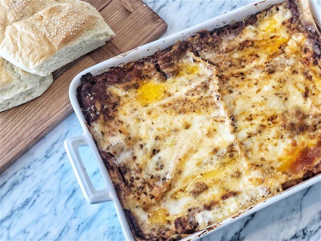 Image of Lasagna Bolognese With Bechamel Sauce