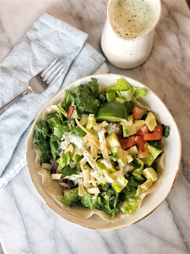 Image of Pork Verde with Lime Dressing Salad