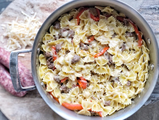 Image of Pasta With Hot Italian Sausage