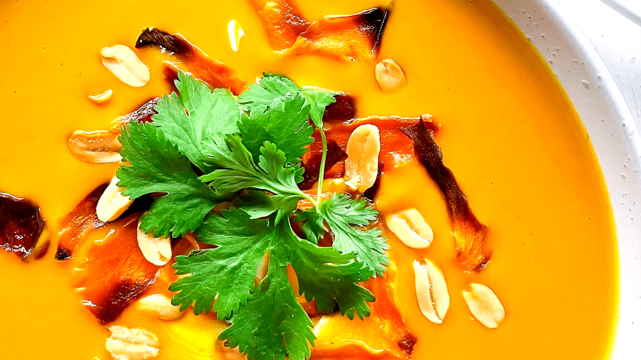 Image of Moroccan Sweet Potato and Fennel Soup with an Asian twist