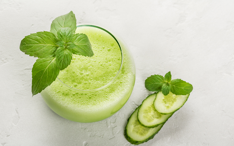 Honeydew Cucumber Slushy
