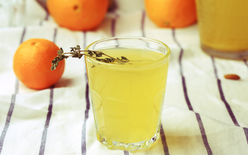 Maple Ginger Cider Switchel