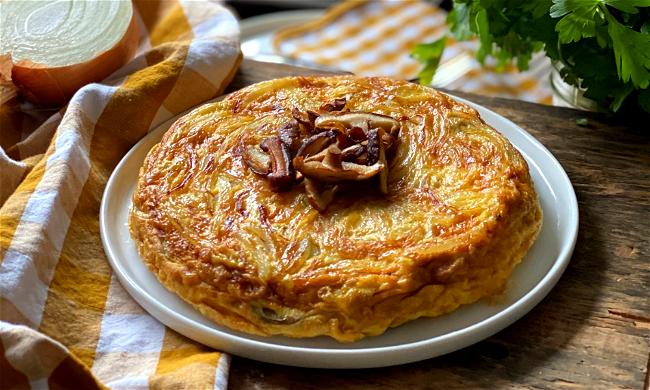 Image of Mushroom-Infused Spanish Tortilla