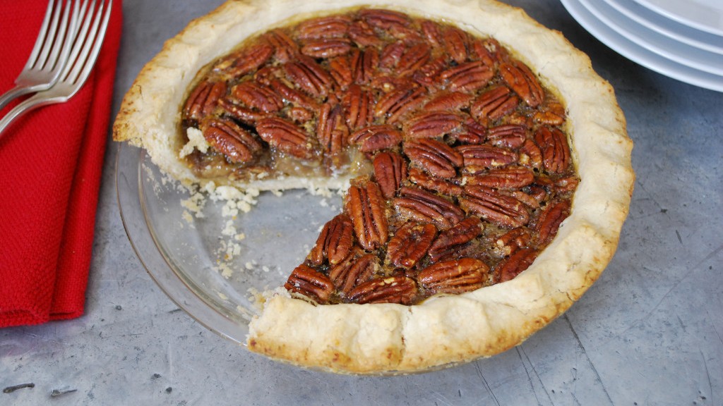 Image of Maple Syrup Pecan Pie with Old-Fashioned Pie Crust