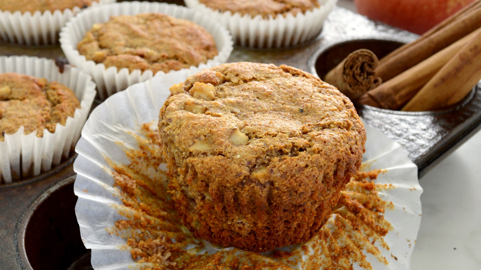 Image of Paleo Apple Cinnamon Muffins