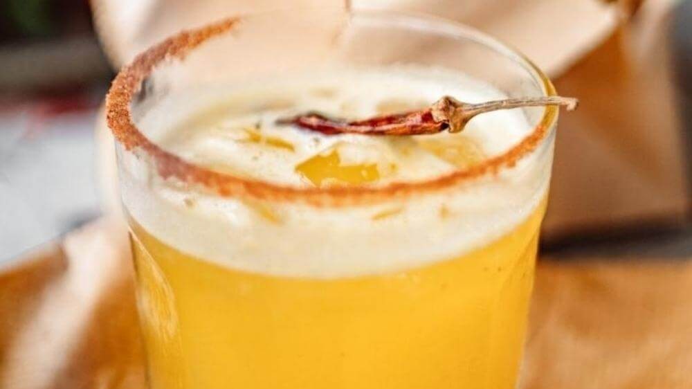 Image of Non-Alcoholic Pineapple Bourbon Lemonade Mocktail Recipe