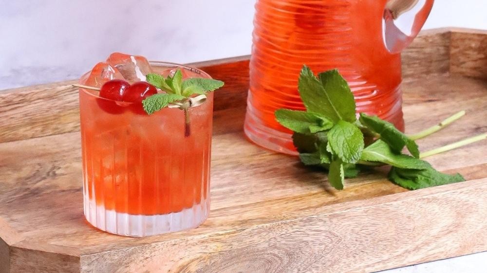 Image of Non-Alcoholic Watermelon Mocktail Mojito Recipe