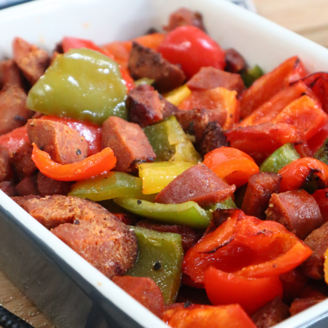 Image of Peppers 4 Ways - Roast Pepper & Chorizo