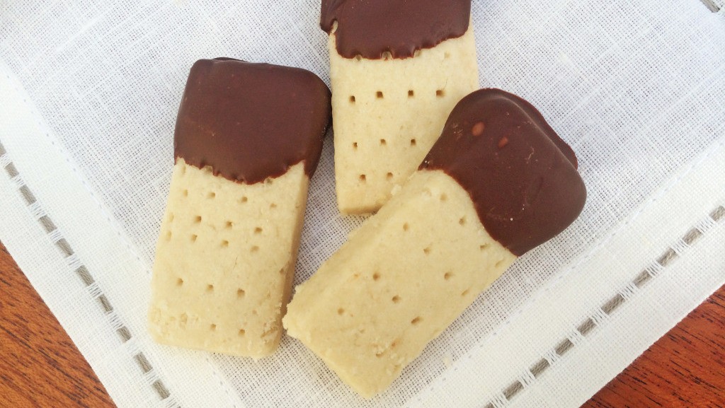 Image of Chocolate-Dipped Scotch Shortbread Cookies