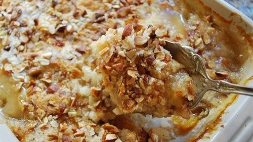 Image of Peach and Apple Cobbler Cake