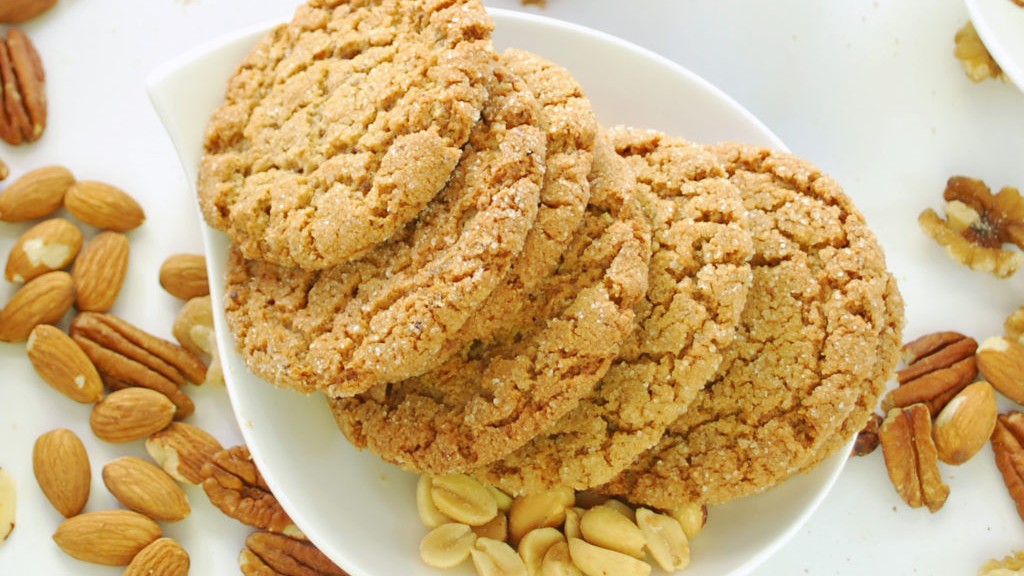 Image of Peanut Butter Cookies with Nut Flour Blend