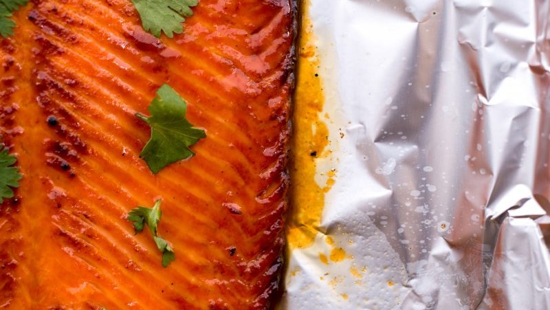 Image of Hot Honey Broiled Salmon