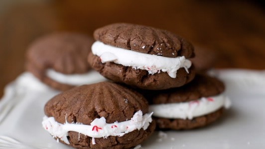 Image of Peppermint Hot Cocoa Cookies