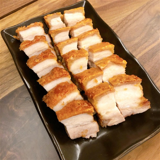 Image of Crispy Roast Pork Belly (Lechon Macau or Lechon Kawali)