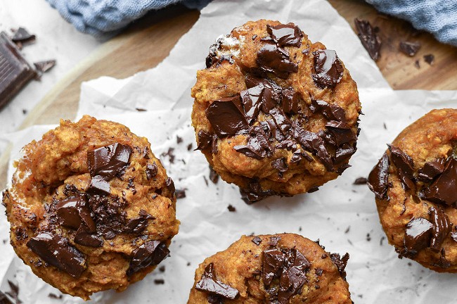 Image of Pumpkin Chocolate Chip Muffins
