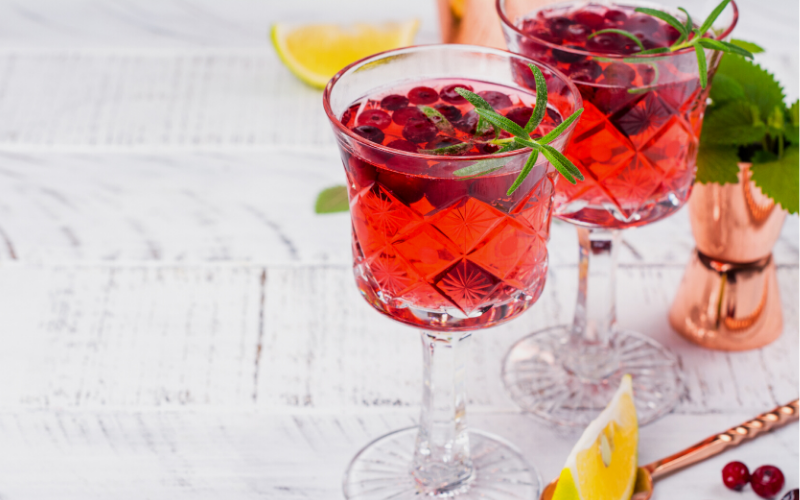 Sparkling Cranberry Quencher