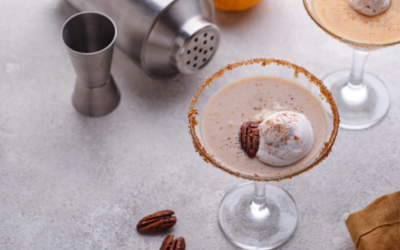 Chocolate Pecan Cream Martini