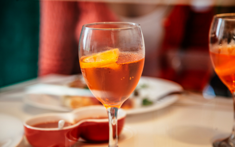Apple Cider Aperol Spritz