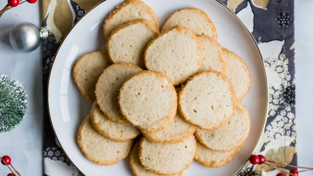 Image of Egg Nog Spiced Slice And Bake Cookies