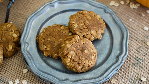 Image of Pumpkin Oatmeal Molasses Cookies