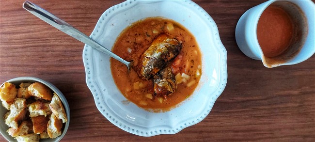 Image of The Best Gazpacho Recipe (w/ Canned Sardines)