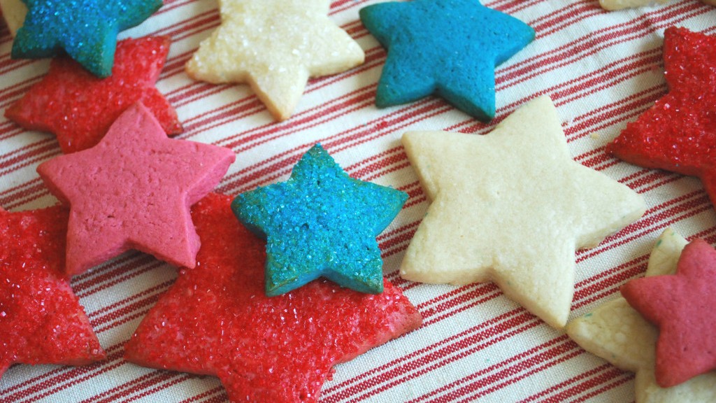 Image of Red, White & Blue Sugar Cookie Stars