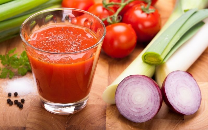 Vegetable Juice Mocktail