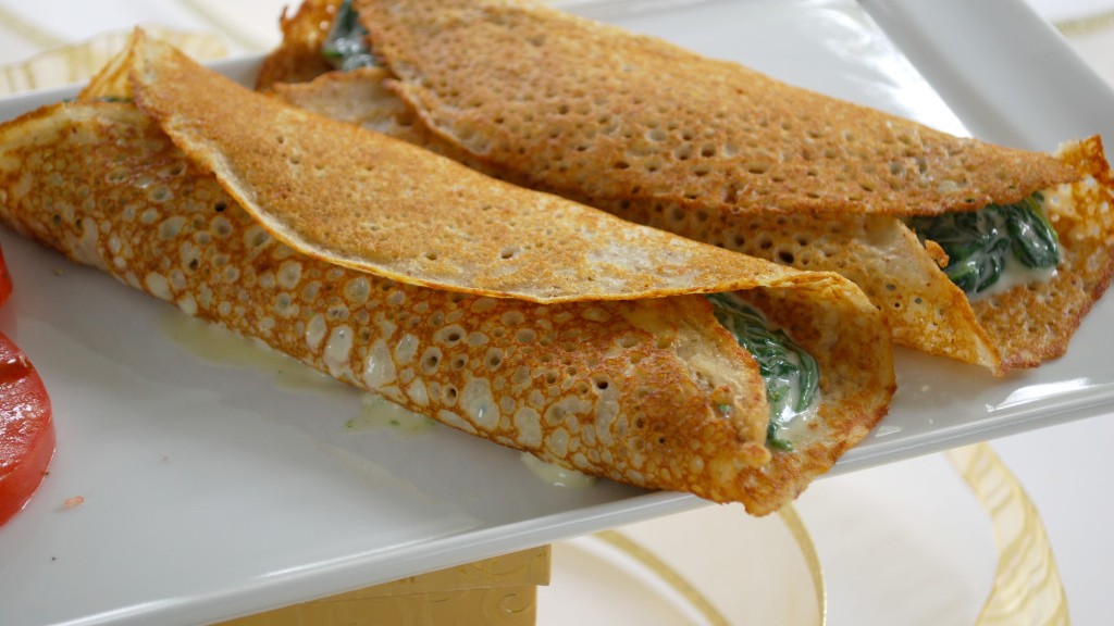 Image of Spinach and Cheese Crepes
