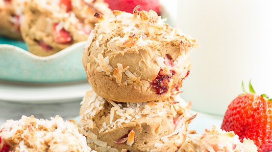 Image of Strawberry Coconut Muffins