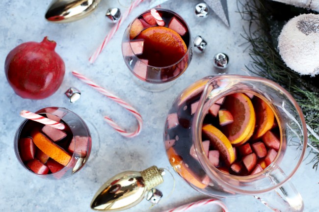 Image of Pomegranate Peppermint Sangria